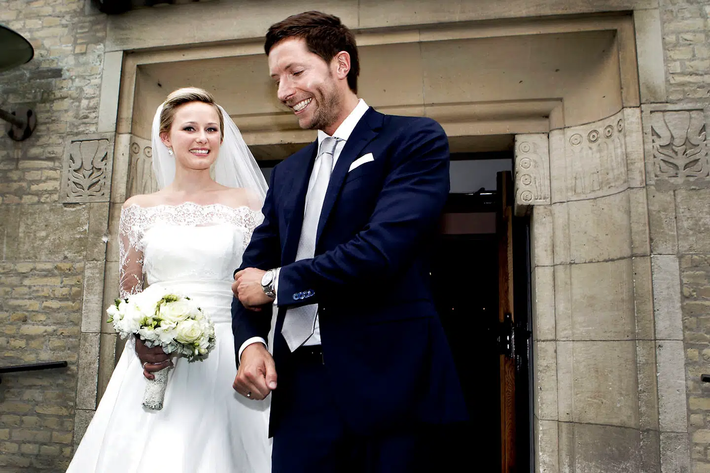 Kåre Quist og Tine Røgind blev gift i 2012 i Hellerup Kirke.