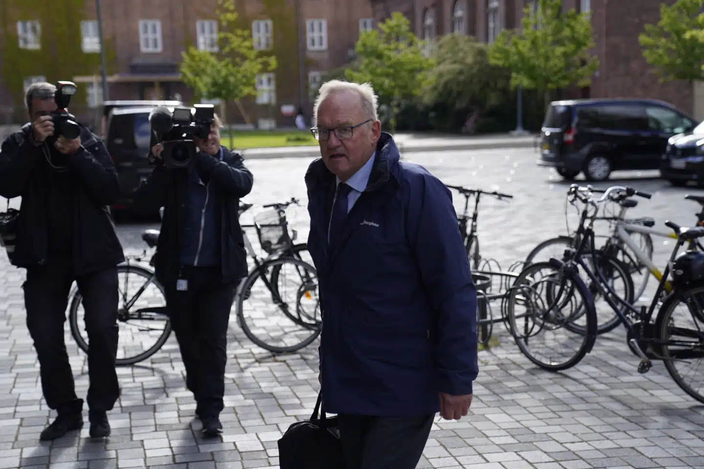 Forhenværende departementschef i Udlændinge-, Integrations- og Boligministeriet Uffe Toudal Pedersen ankommer til Instrukskommissionen i Retten på Frederiksberg. Niels Christian Vilmann/Ritzau Scanpix