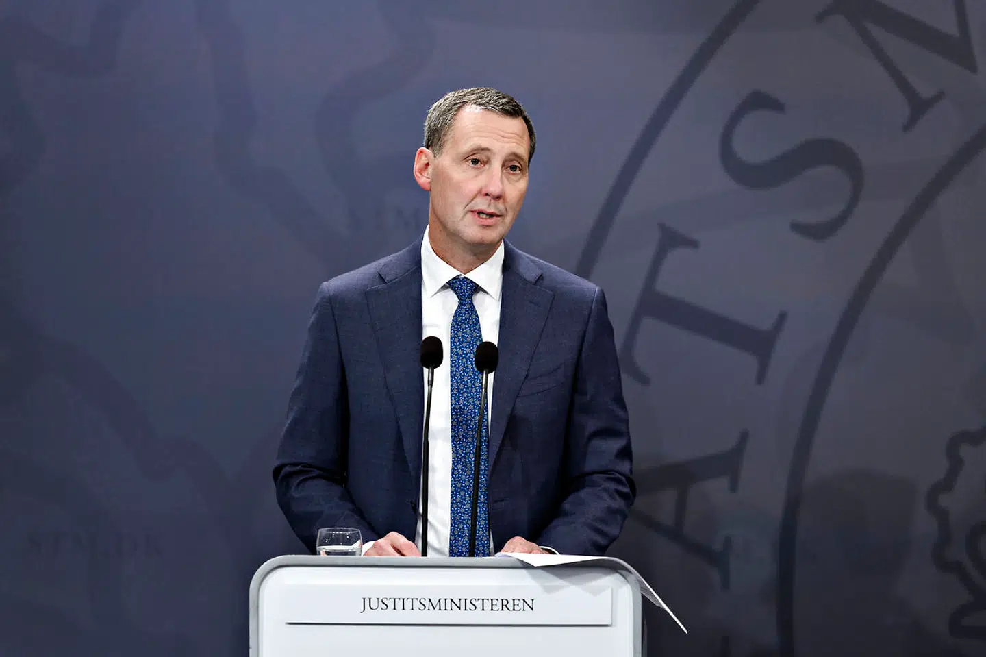Justitsminister Nick Hækkerup (S) under pressemøde i Spejlsalen i Statsministeriet om COVID-19 tirsdag den 12. maj 2020.. (Foto: Philip Davali/Ritzau Scanpix)