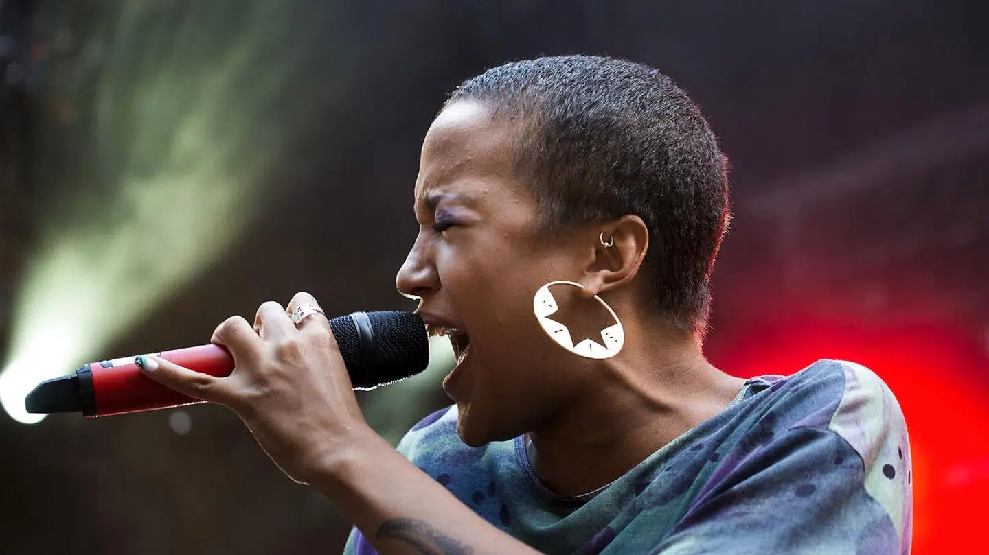 Barbara Moleko på Smukfest i 2013.