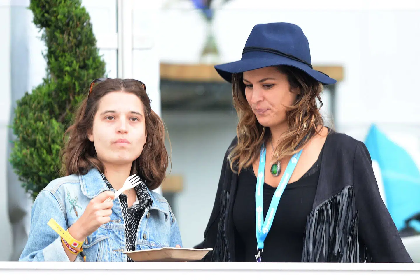 Et af de sjældne fotos af Tiger Lily, som her ses til en koncert i Hyde Park i 2015. Det er Tiger Lily til venstre,