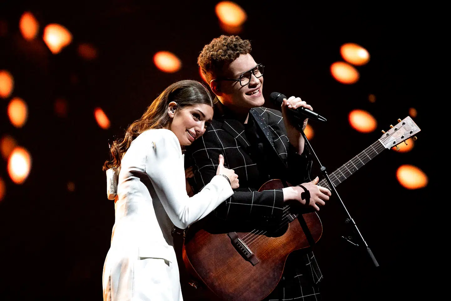 Vinderne af Dansk Melodi Grand Prix 2020, Ben & Tan, med sangen 'Yes'.