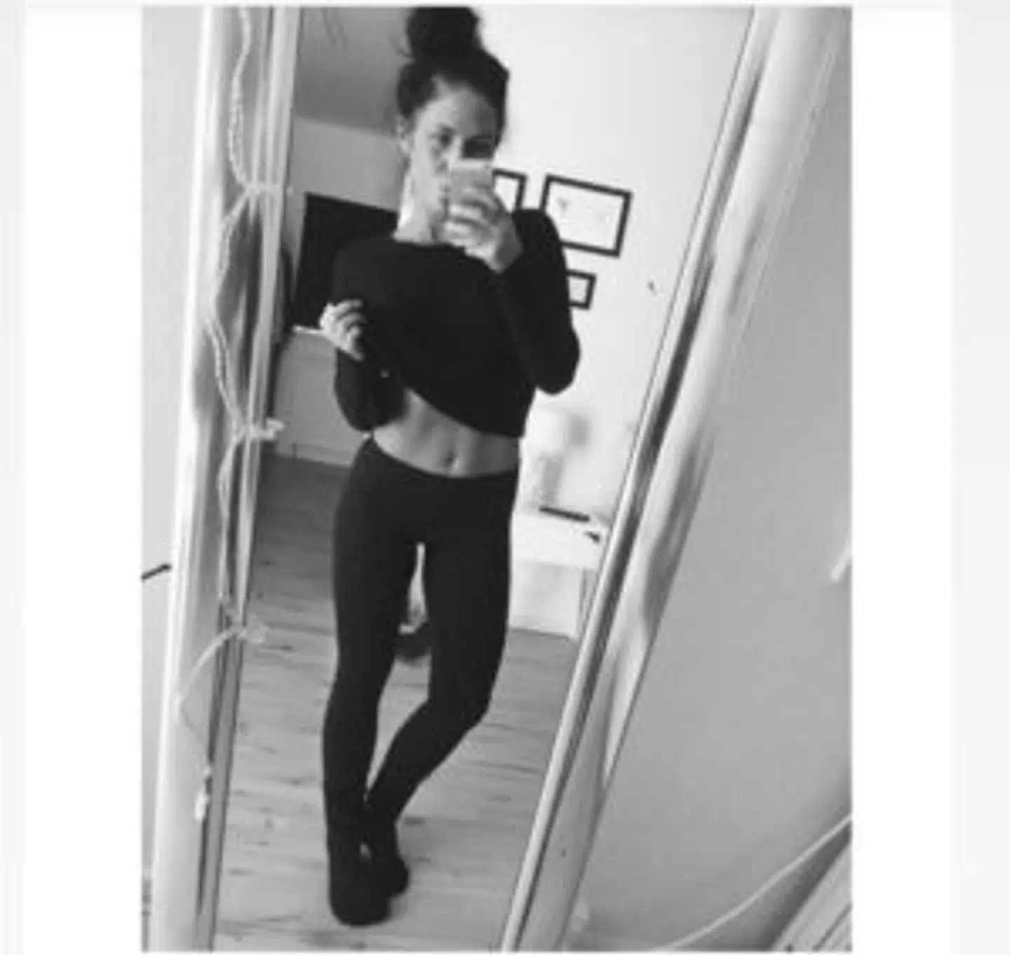 Anna i januar 2016, hvor hun dyrkede cardio i halvanden time hver dag.