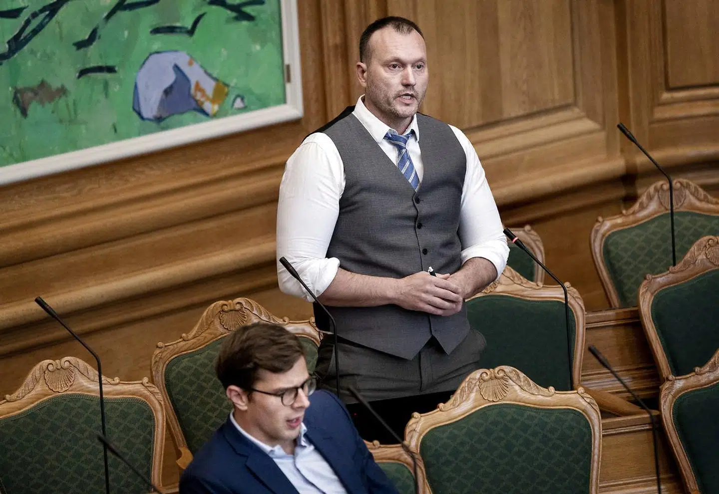 Nye Borgerliges Lars Boje Mathiesen. (Foto: Liselotte Sabroe/Ritzau Scanpix)