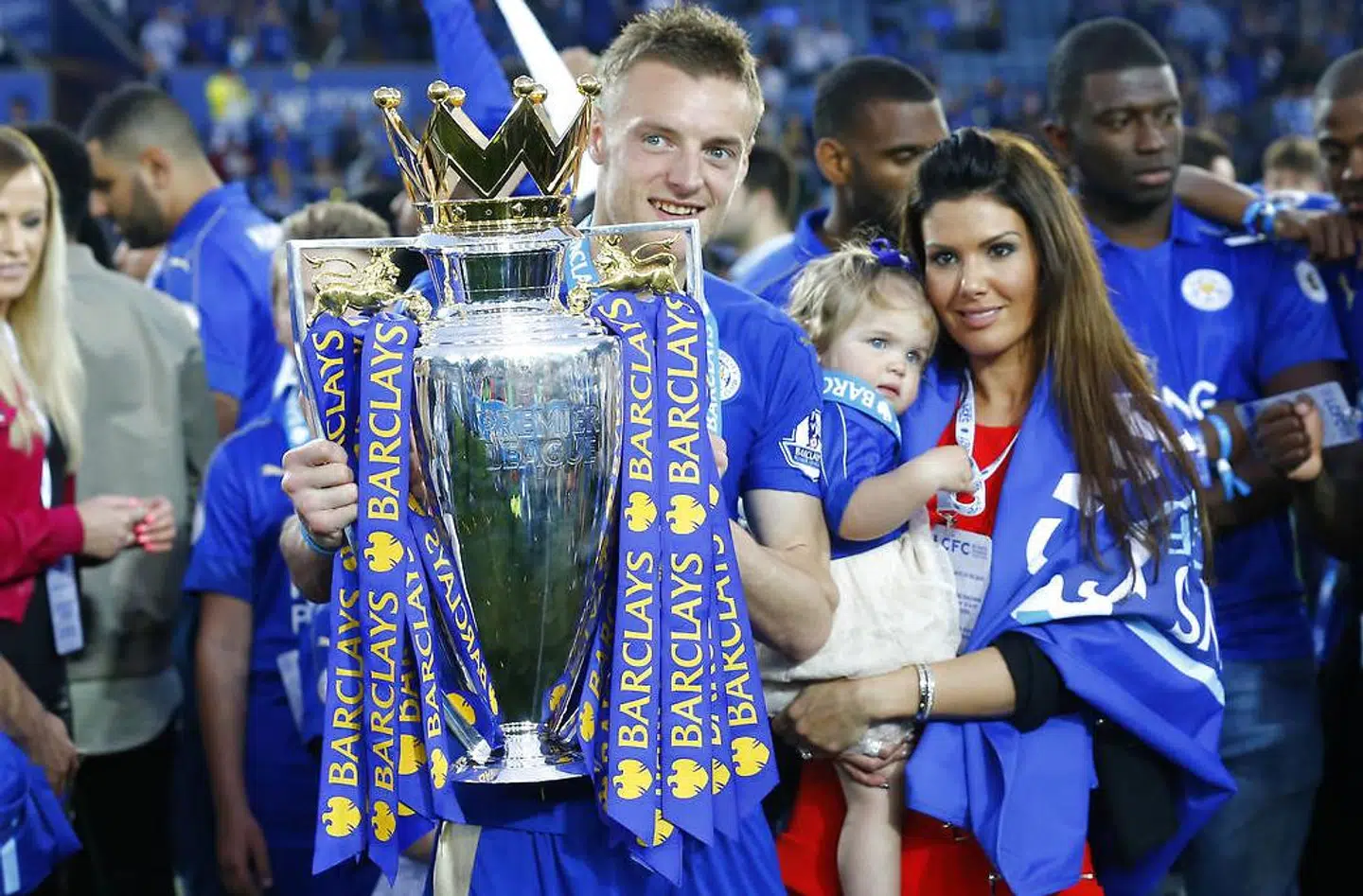 Rebekah Vardy og hendes mand, Premier League-stjernen Jamie Vardy.