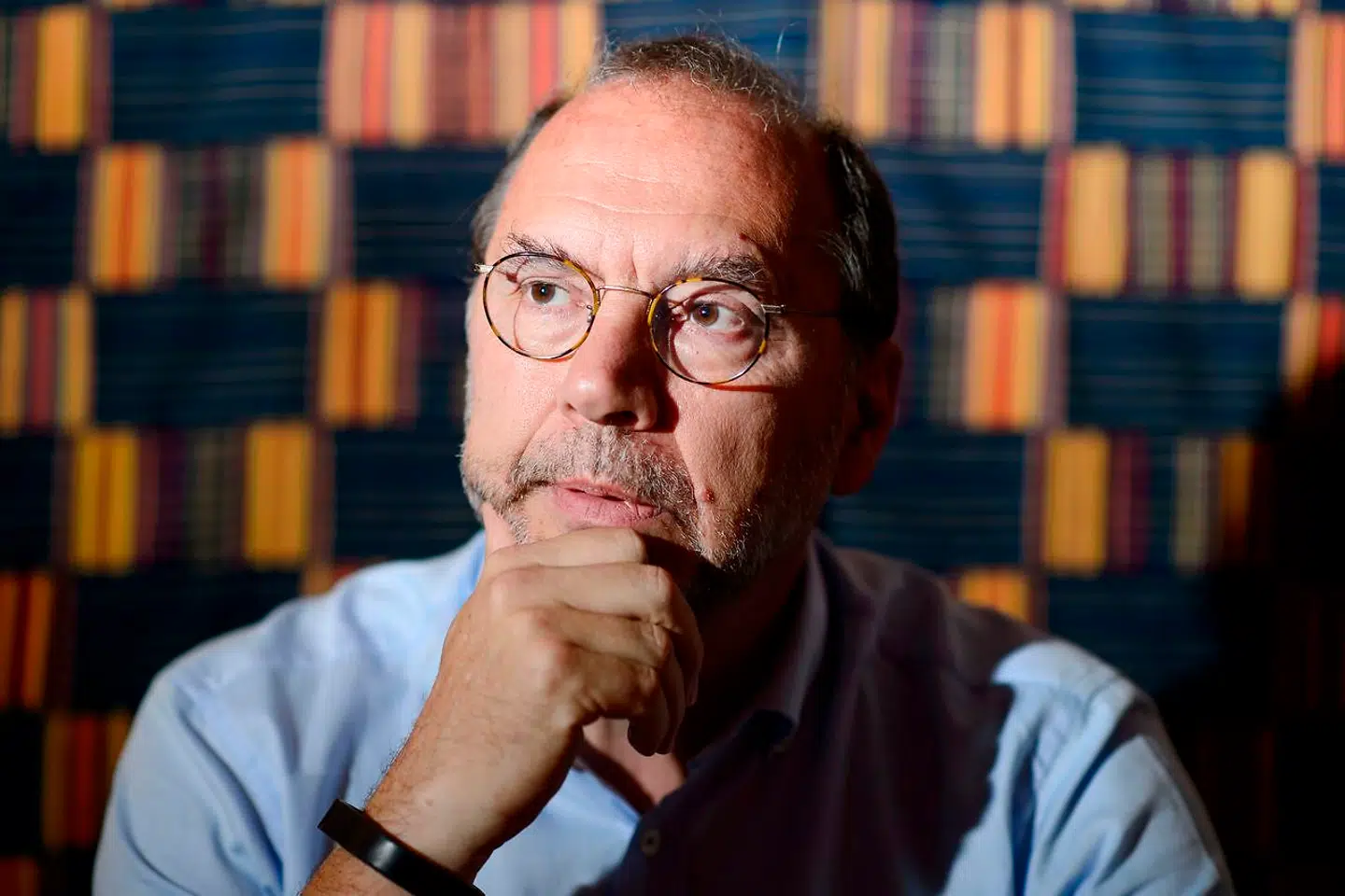 I 40 år har professor Peter Piot bekæmpet vira. Nu blev han selv ramt af corona. AFP PHOTO/Leon NEAL