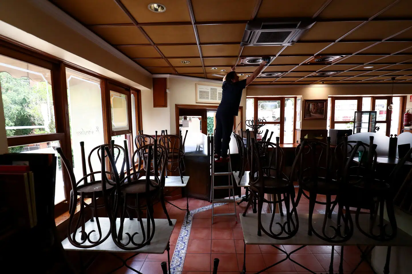 Restauranter og cafeer kan åbne fra 18. maj. (Arkivfoto) Sergio Perez/Reuters