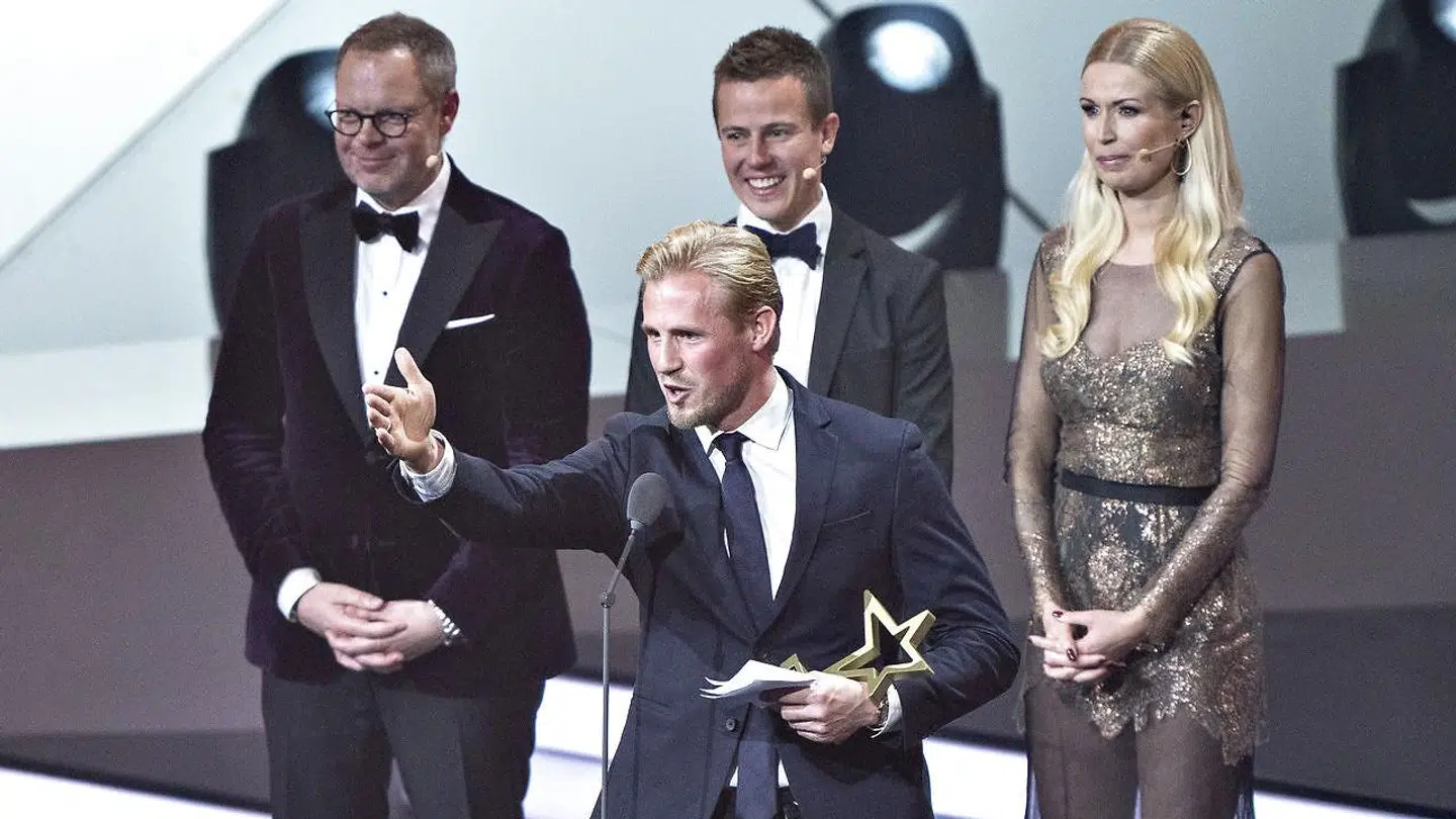 Sådan så det ud, da Kasper Schmeichel blev kåret til 'Årets Mandlige Fodboldspiller' ved Sport 2019 i Boxen i Herning.