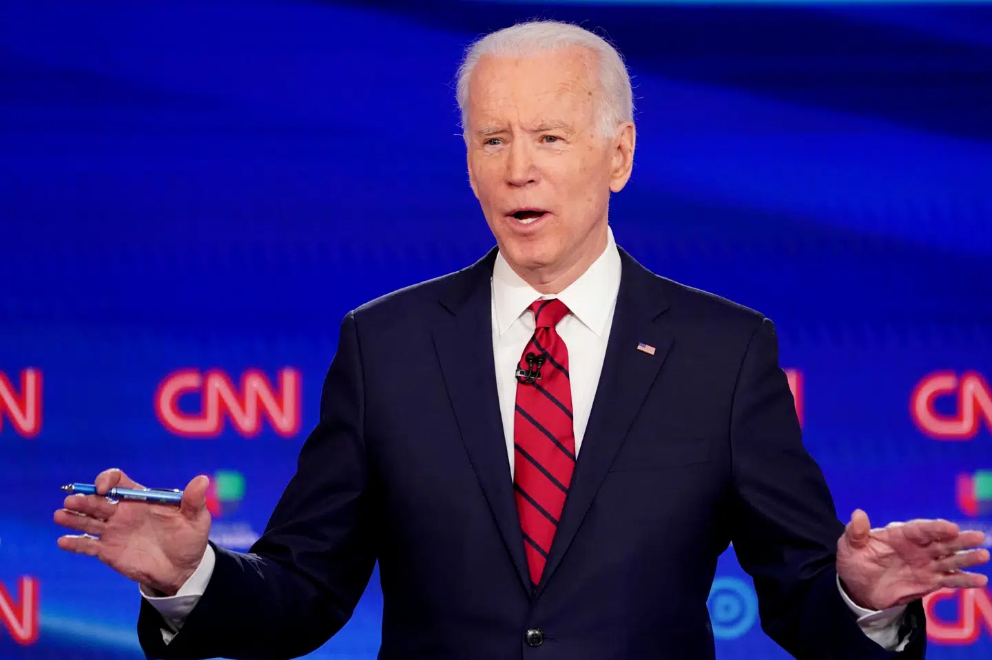 Tidligere vicepræsident Joe Bidens kampagnestab har hele tiden afvist påstanden om, at han i 1993 skulle have forgrebet sig på en 29-årig kvindelig assistent i Senatet. Kevin Lamarque/Reuters