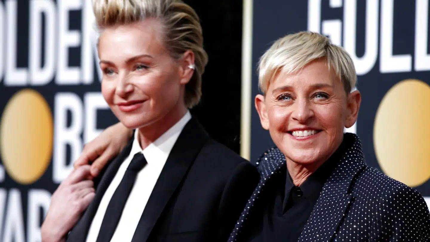Ellen DeGeneres med sin hustru, Portia de Rossi.