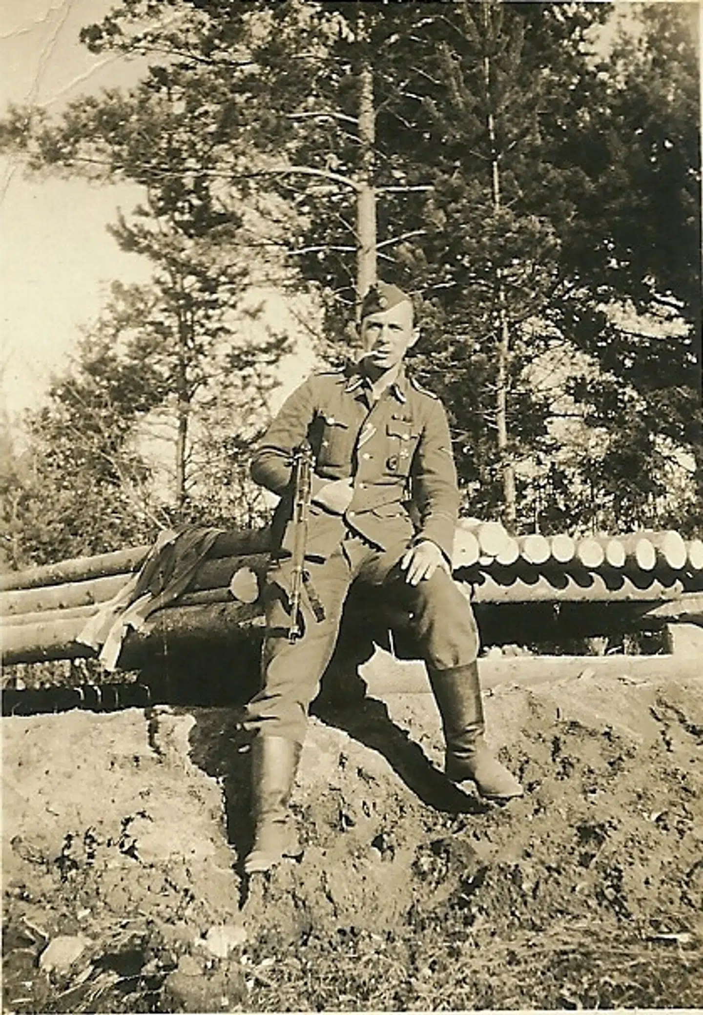 Hugo Haslund i militær tjeneste.