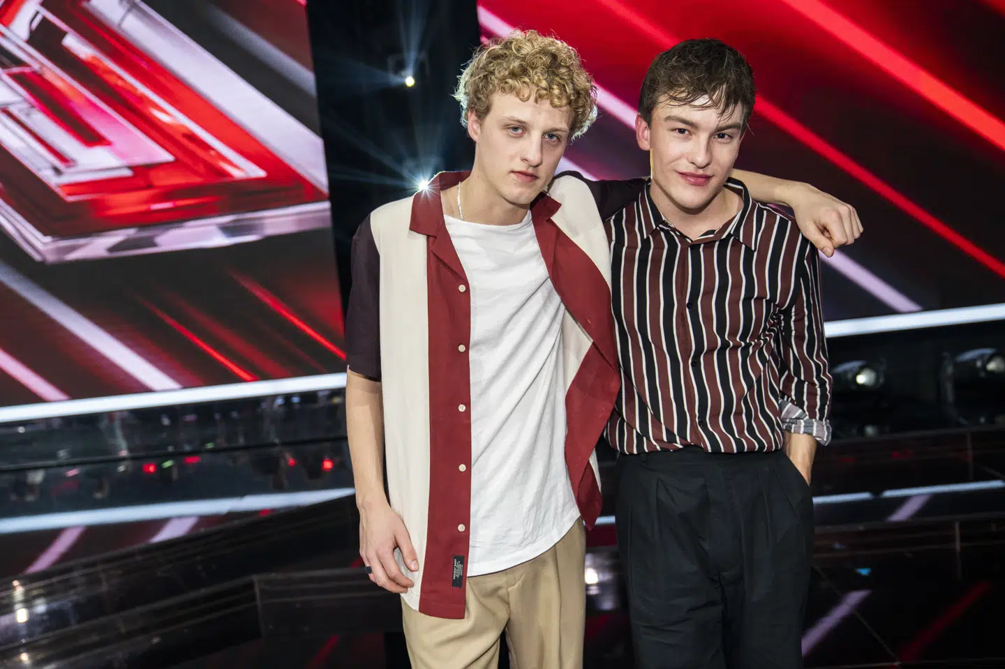 Magnus og Aksel er færdige i X Factor efter eget ønske. Martin Sylvest/Ritzau Scanpix