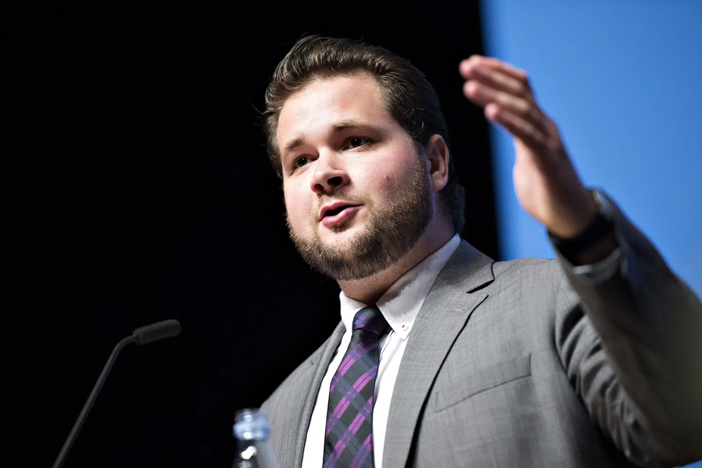 Anders Vistisen (DF) har kritiseret Dansk Folkepartis ledelse i et interview med Avisen Danmark. Det er indtil videre resulteret i en kraftig advarsel, lyder det efter hovedbestyrelsesmøde. (Arkivfoto) Henning Bagger/Ritzau Scanpix