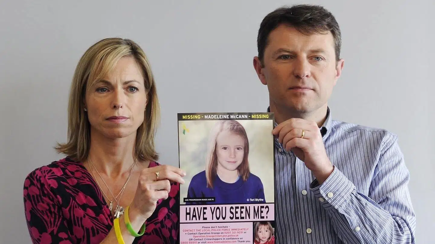 Forældrene Kate og Gerry McCann er stadig på jagt efter deres forsvundne datter Madeleine.