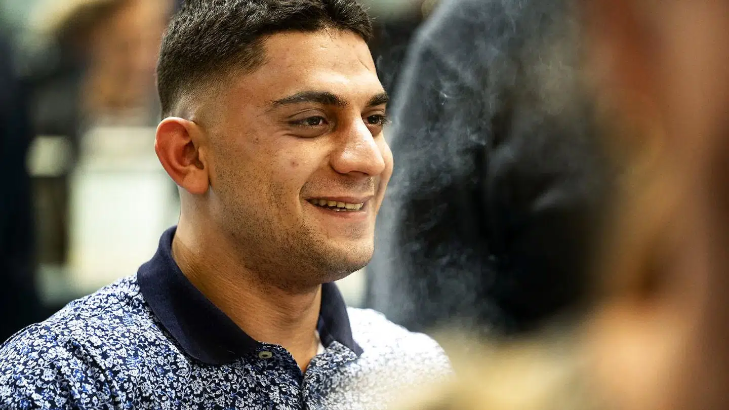Digteren Yahya Hassan på Bogforum i Bella Center i november 2019. Her havde han netop udgivet sin anden digtsamling.