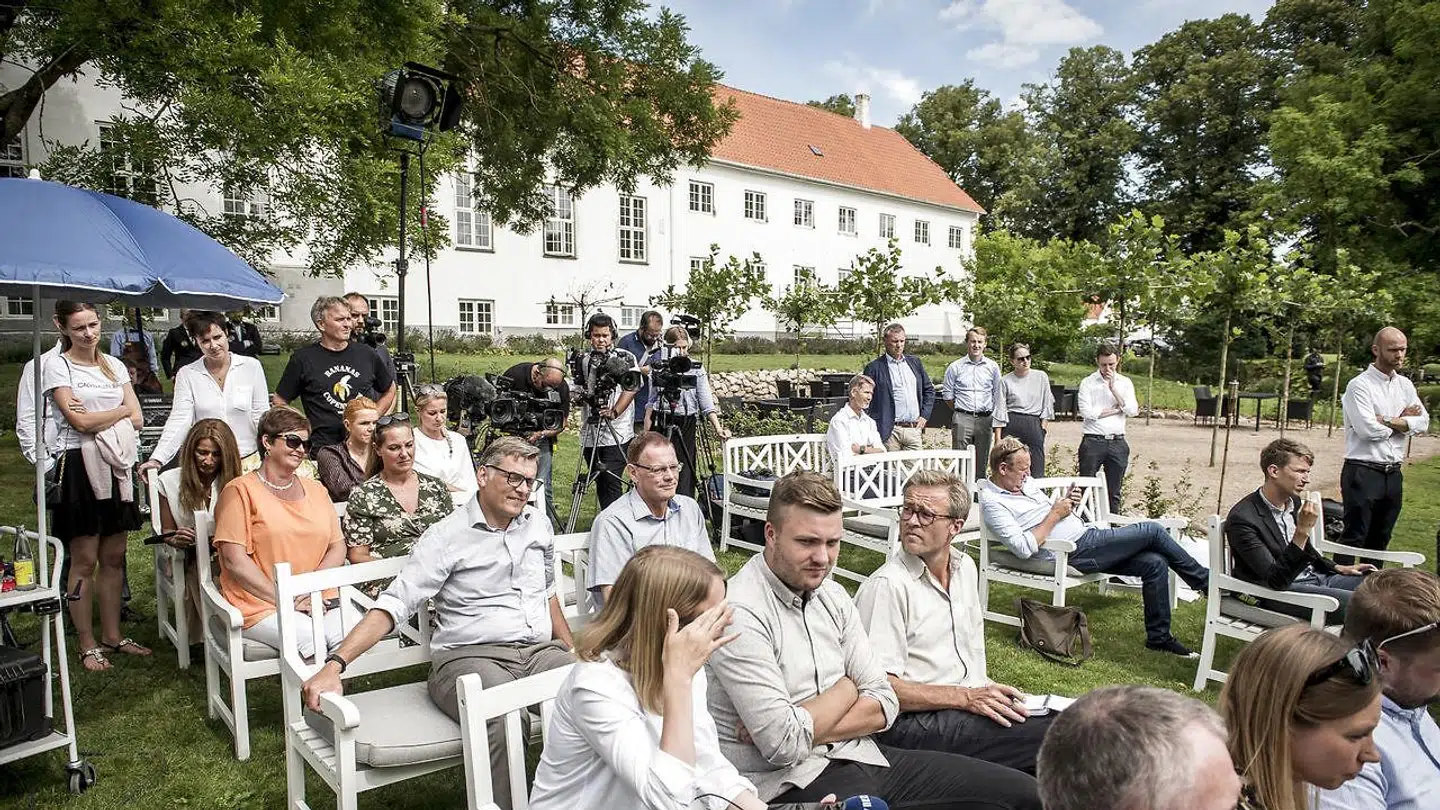 Kragerup Gods var vært for Venstres sommergruppemøde i 2019.