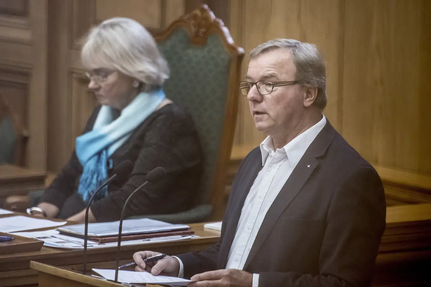 Orla Hav (S) præsenterede den forkerte lov torsdag i Folketinget. Mads Claus Rasmussen/Ritzau Scanpix