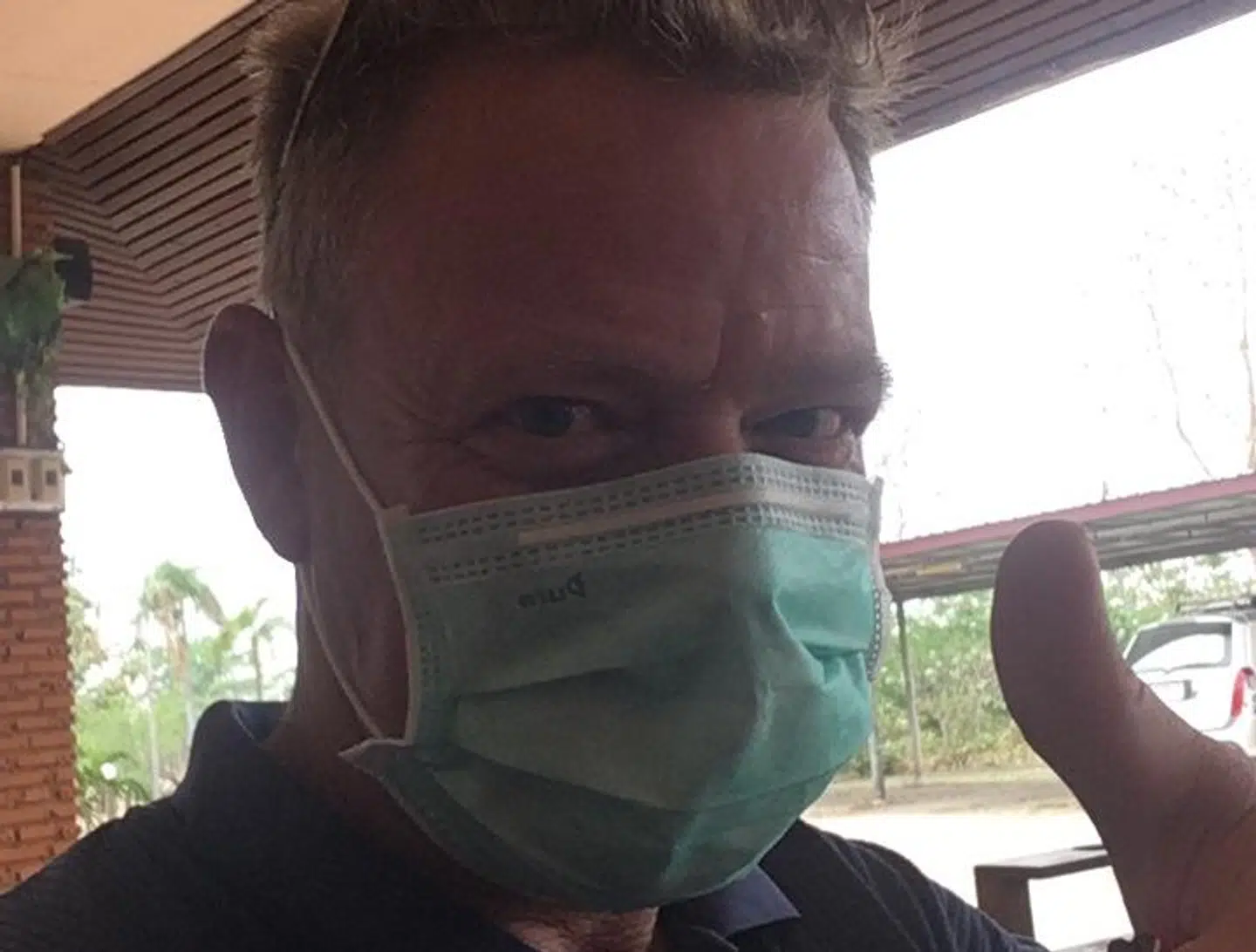 Kenth Nielsen og resten af befolkningen i Thailand skal bære mundbind, når de går ud.