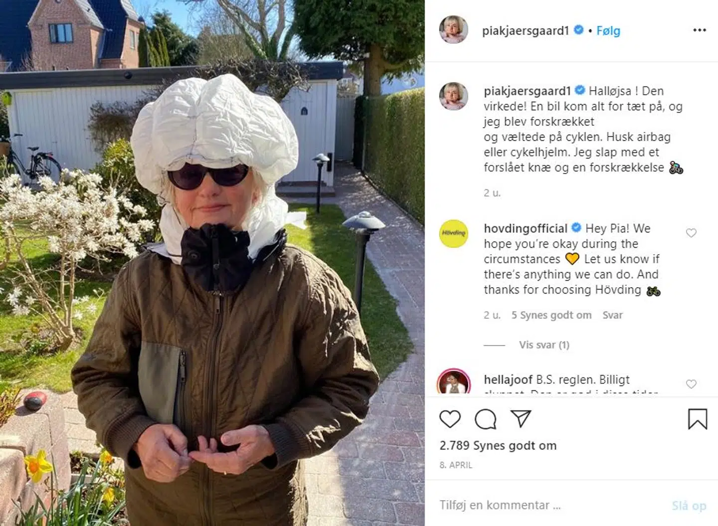 Pia Kjærsgaards mest 'likede' opslag.
