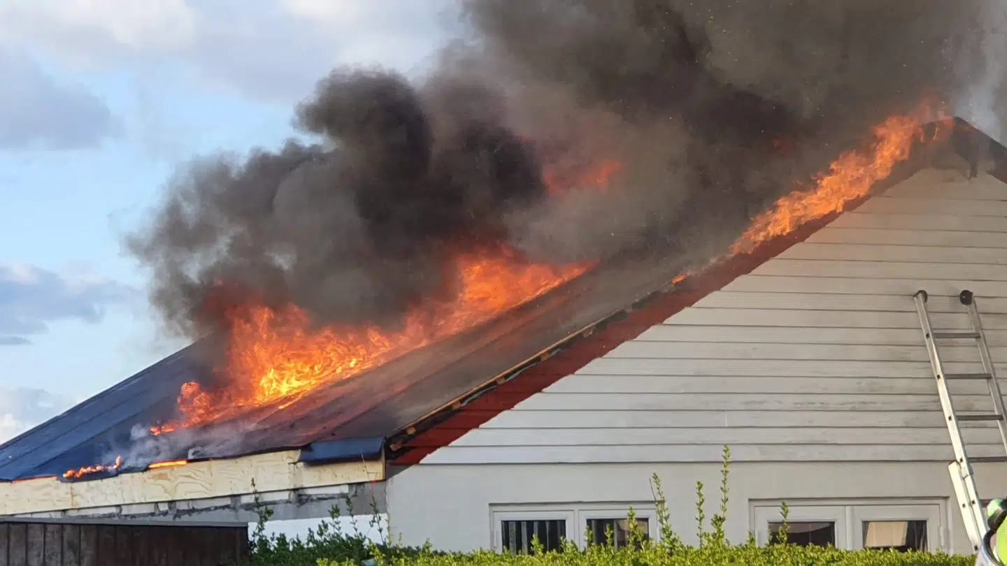 Der er brand i Kolding.