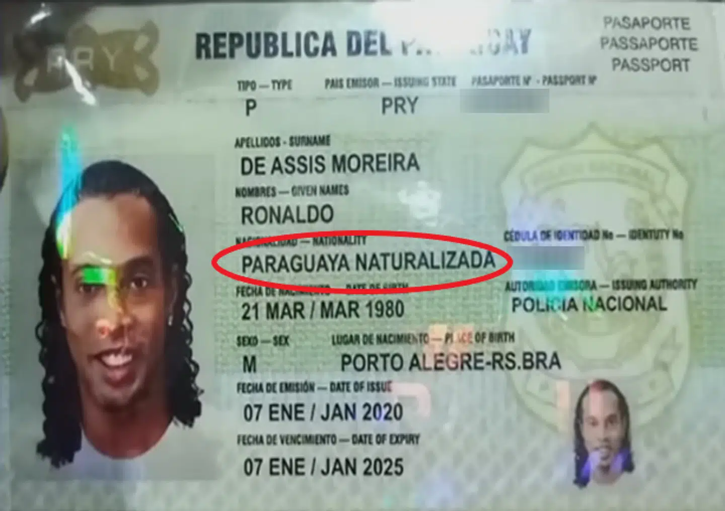 Ronaldinhos falske pas.