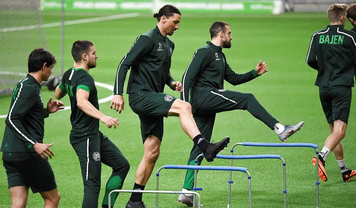 Zlatan Ibrahimovic træner i øjeblikket med i svenske Hammarby IF.