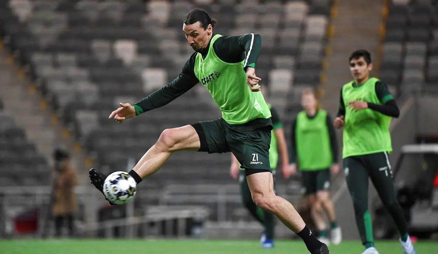 Zlatan Ibrahimovic træner i øjeblikket med i svenske Hammarby IF.