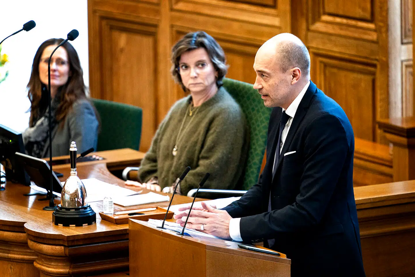 Sundheds- og ældreminister Magnus Heunicke (S). Folketinget behandler forslag fra regeringen om covid-19 hastelovgivning i Folketingssalen på Christiansborg torsdag den 26. marts 2020. (Foto: Ida Guldbæk Arentsen/Ritzau Scanpix)