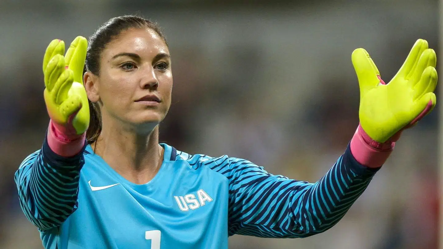 Hope Solo er på top 10-listen over dem, der har spillet flest landskampe for USA.