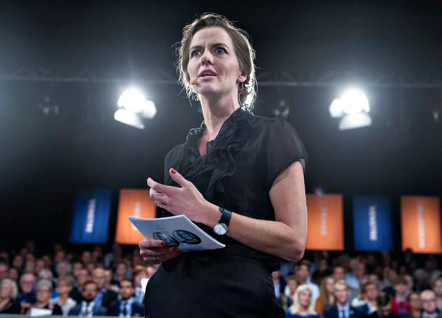 Ellen Trane Nørby (V) er klar til at lade staten kompensere forældrene for betalingen til vuggestue, børnehave og SFO fra 1. april og frem til, at børnene igen kan komme i institution. (Foto: Henning Bagger/Ritzau Scanpix)