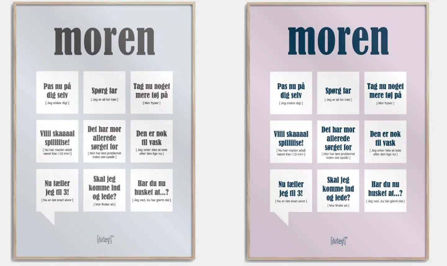 Plakat til moar fra Dialækt