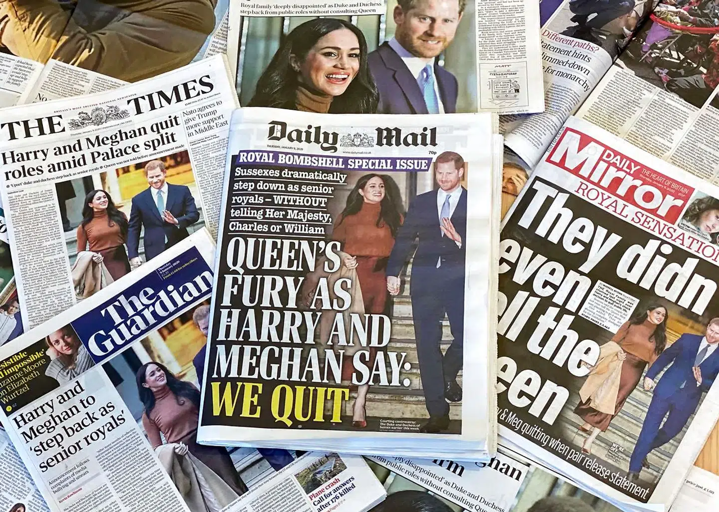 Meghan og Harry har lagt sig ud med en række af de største britiske aviser. (Arkivfoto)