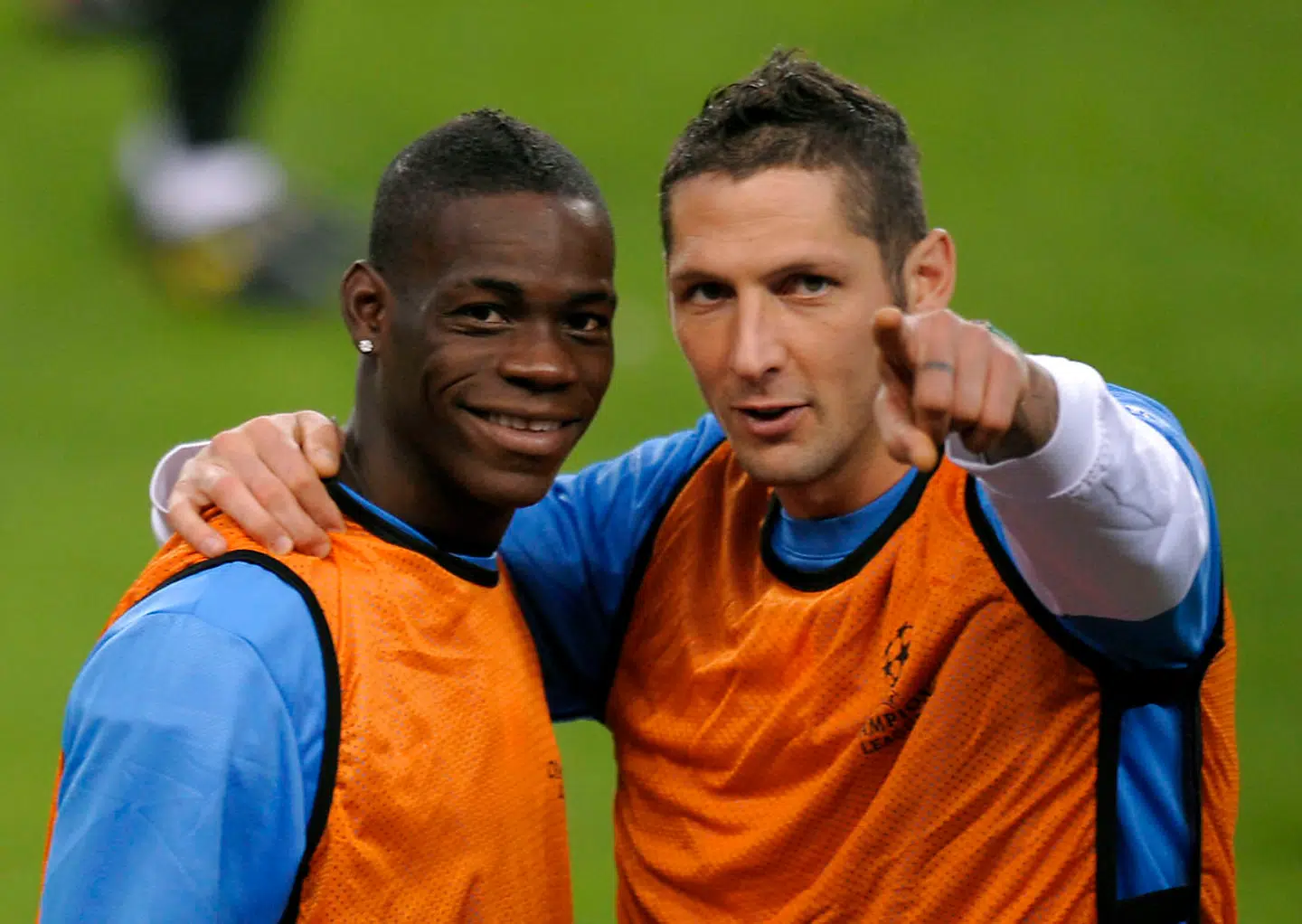 Mario Balotelli og Marco Materazzi er blevet venner med tiden, men de havde et alvorligt sammenstød, da de spillede sammen i Inter.