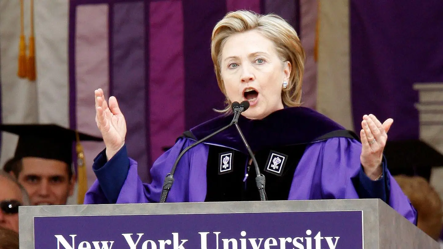 72-årige Hillary Clinton.