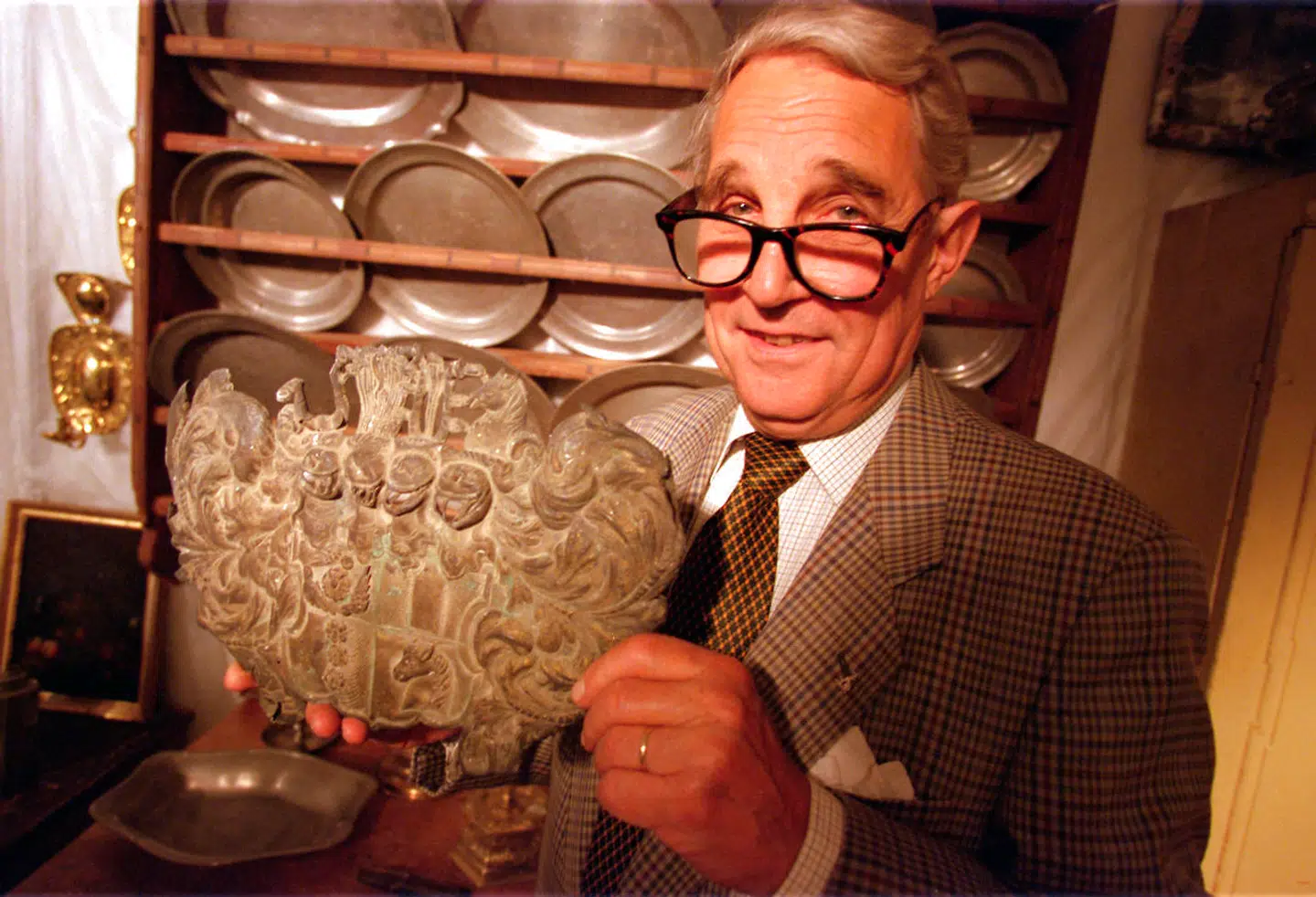Arkivfoto fra 1998 af greve Jørgen Ahlefeldt-Laurvig.