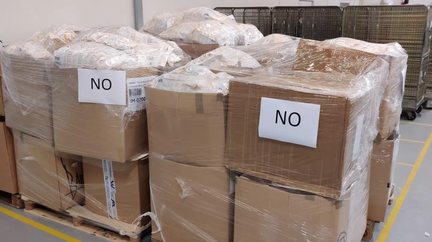 Rito har også mange forsendelser til udlandet. Her er det ordrer til Norge.