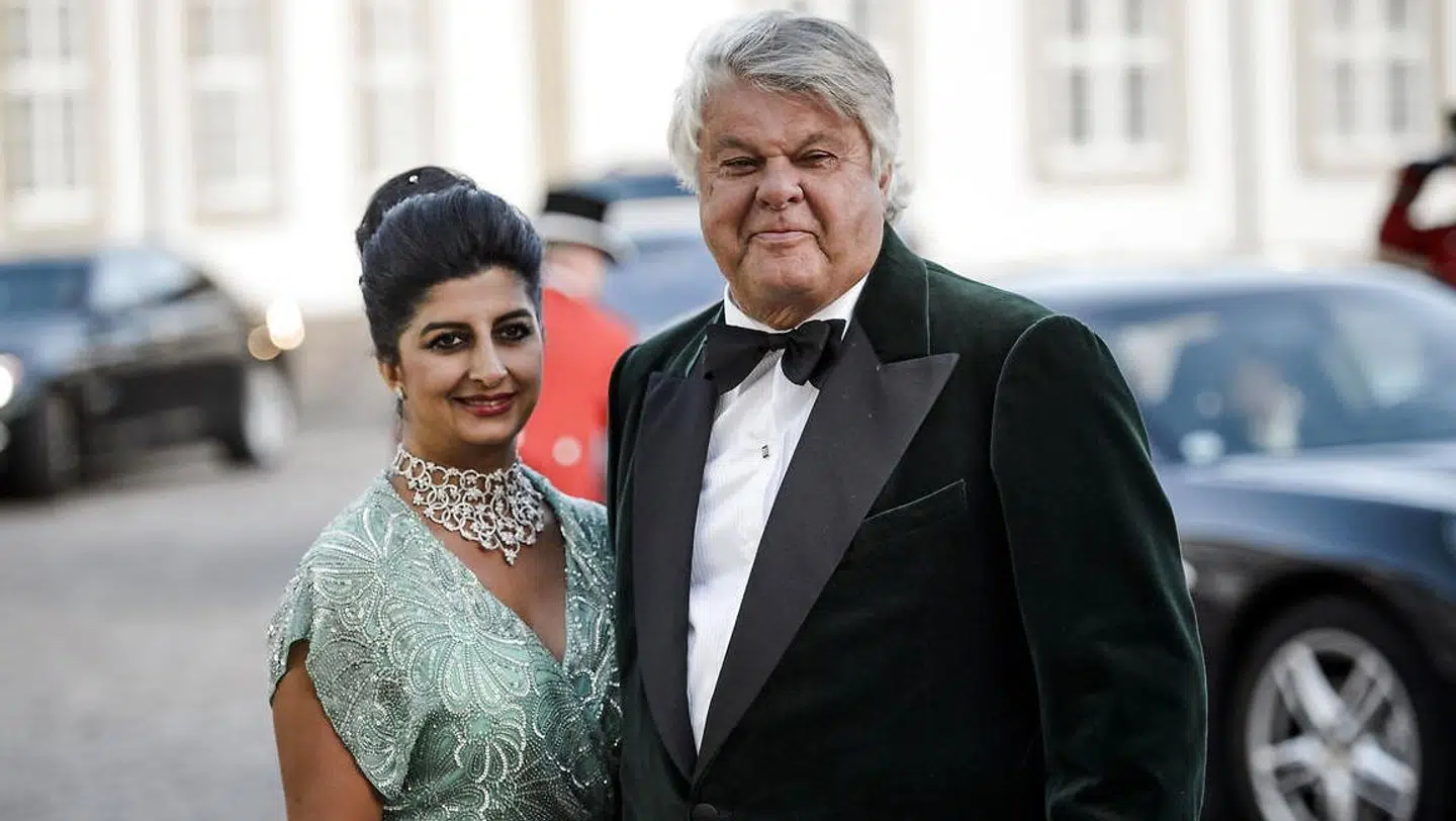 Christian Kjær og hans kone Susan Astani.