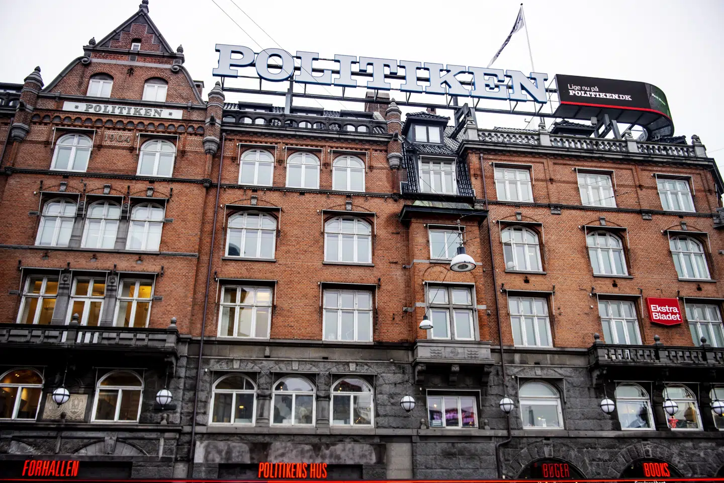 Flere af landets dagblade, herunder Politiken, oplever et stigende antal nye abonnementer under coronakrisen. (Arkivfoto) Liselotte Sabroe/Ritzau Scanpix