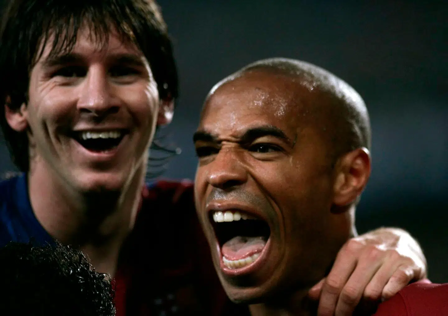 Messi og Henry ses her sammen i tiden i Barcelona.