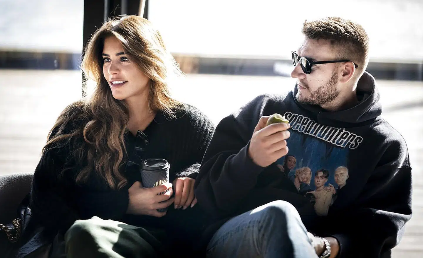 Nicklas Bendtner og Philine Roepstorff.