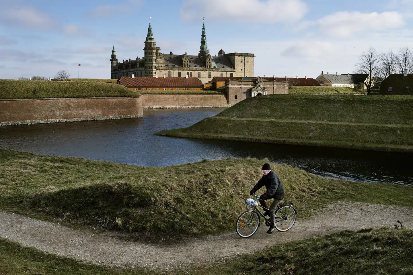 Kronborg Slot i Helsingør har en samling kanoner stående, som affyres i forbindelse med kongelige fødselsdage. Men ikke på dronning Magrethes 80-års fødselsdag den 16. april i år. (Arkivfoto) Liselotte Sabroe/Ritzau Scanpix