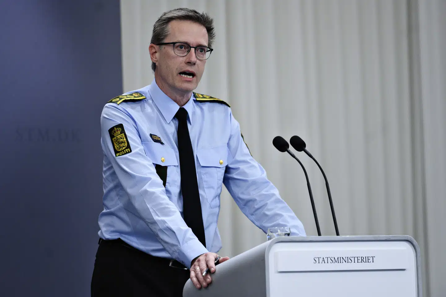Rigspolitichef Thorkild Fogde beklager, at 669 personer ved en fejl har været tilknyttet sager i politiet, som de ikke har været en del af. (Arkivfoto) Philip Davali/Ritzau Scanpix