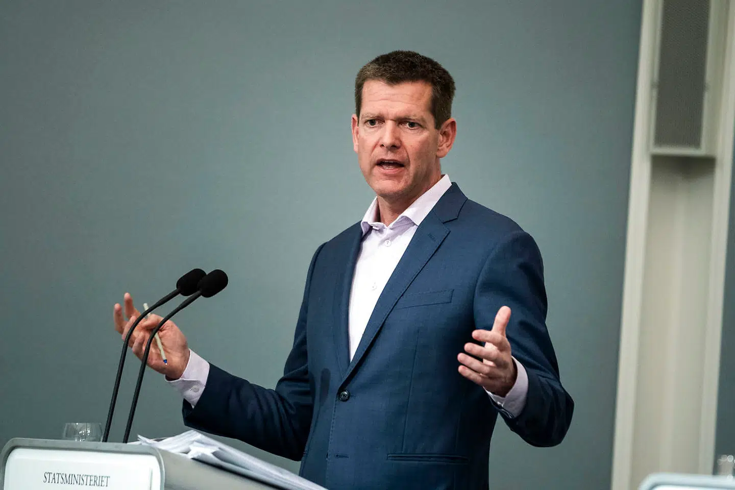Søren Brostrøm har under corona udbruddet vist sig som en meget dygtig leder, mener kommunikationsdirektør Anna Thygesen. (Foto: Martin Sylvest/Ritzau Scanpix 2020)