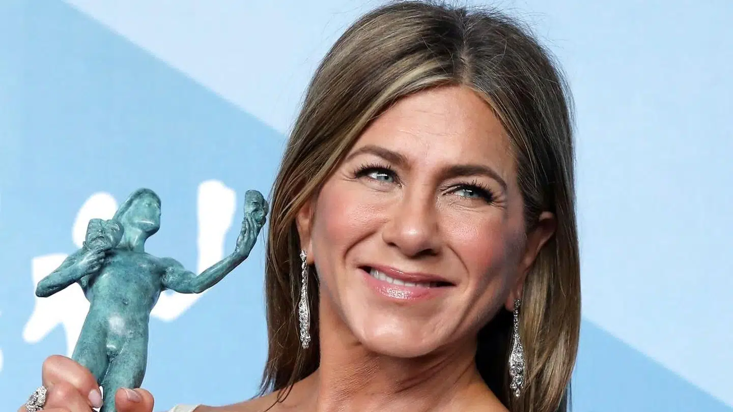 Jennifer Aniston, der i januar vandt en Screen Actors Guild Award, sætter stor pris på det sundhedsfaglige personale under corona-krisen.