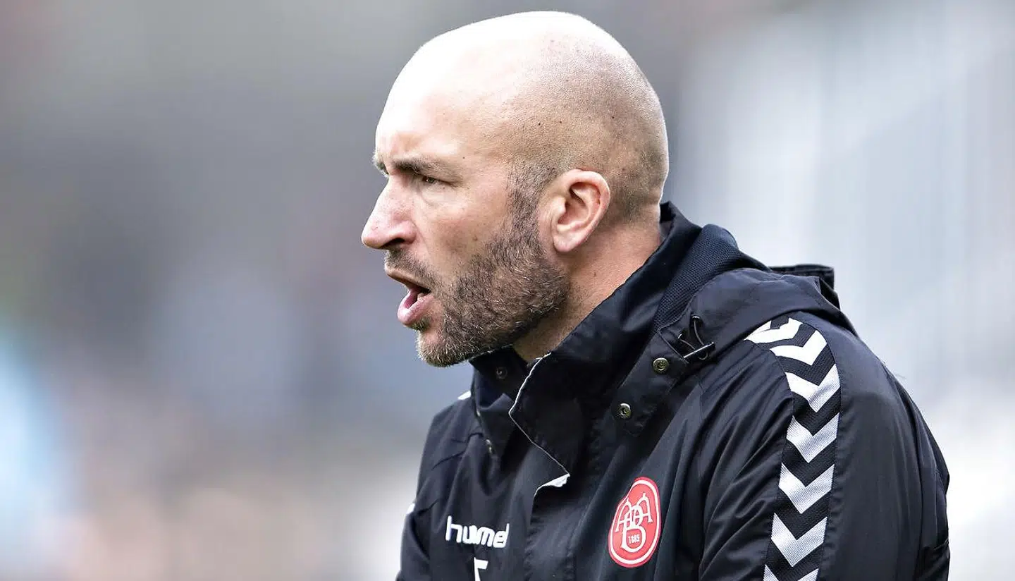 AaB's cheftræner, Jacob Friis.