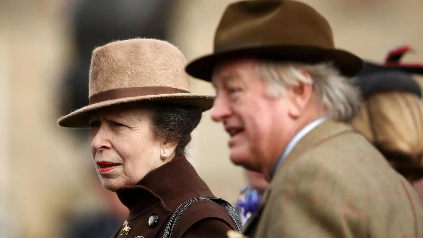 Andrew Parker Bowles i selskab med prinsesse Anne under festivalen.