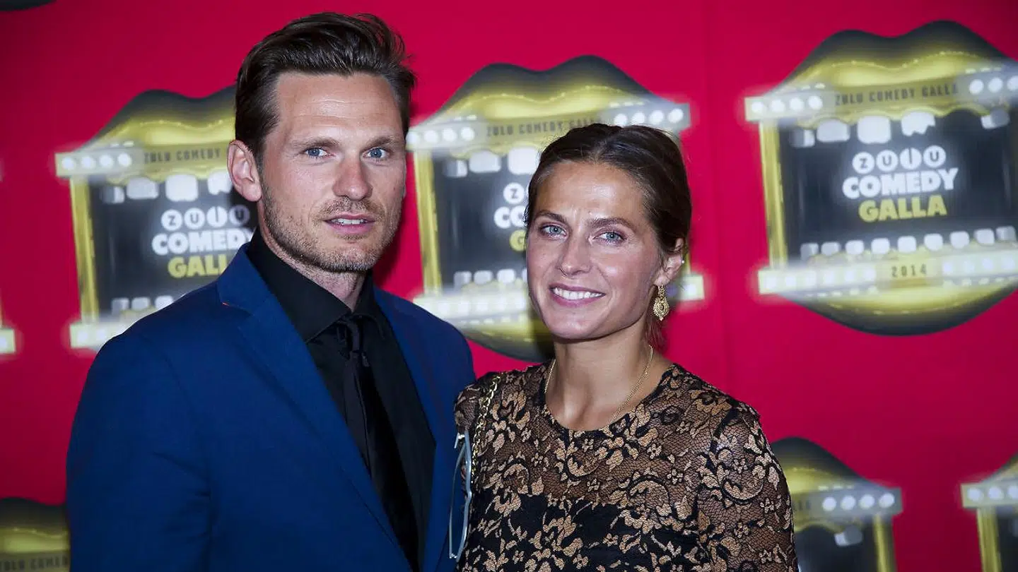 Andrea Elisabeth Rudolph og ægtemand Claus Møller Jakobsen her fotograferet sammen i 2014.