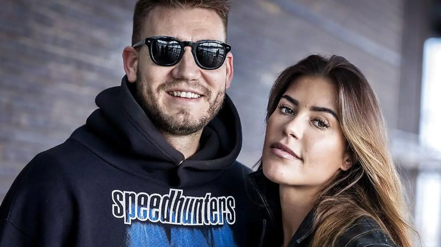 Nicklas Bendtner og Philine Roepstorff om nyt TV program, København onsdag den 11. marts 2020. ** Billederne er klausuleret til torsdag den 12. marts 2020 kl. 8. **. (Foto: Liselotte Sabroe/Ritzau Scanpix)