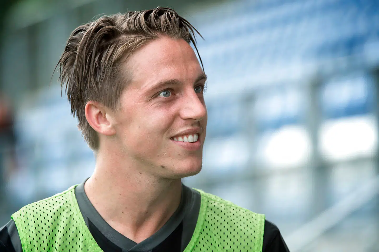 Nicki Bille, dengang det stadig gik godt på fodboldbanen.