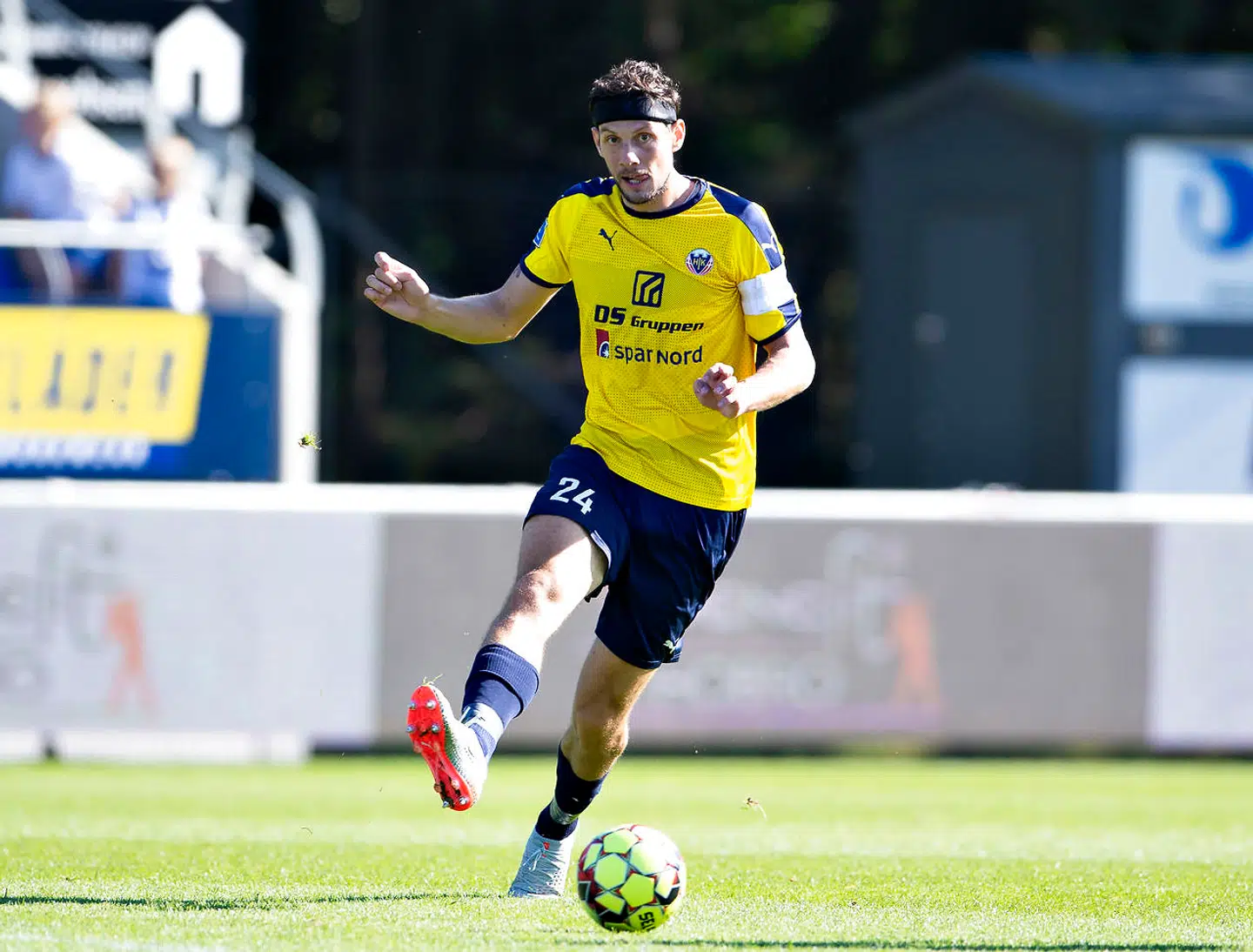 Hobros Rasmus Minor Petersen i 3F Superliga-kampen mellem Hobro IK og SønderjyskE på DS Arena i Hobro , 22. september 2019.. (Foto: Henning Bagger/Ritzau Scanpix)